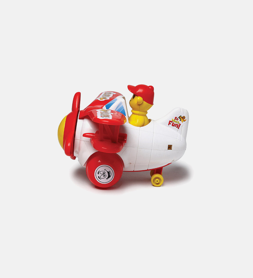 White plane shaped toy