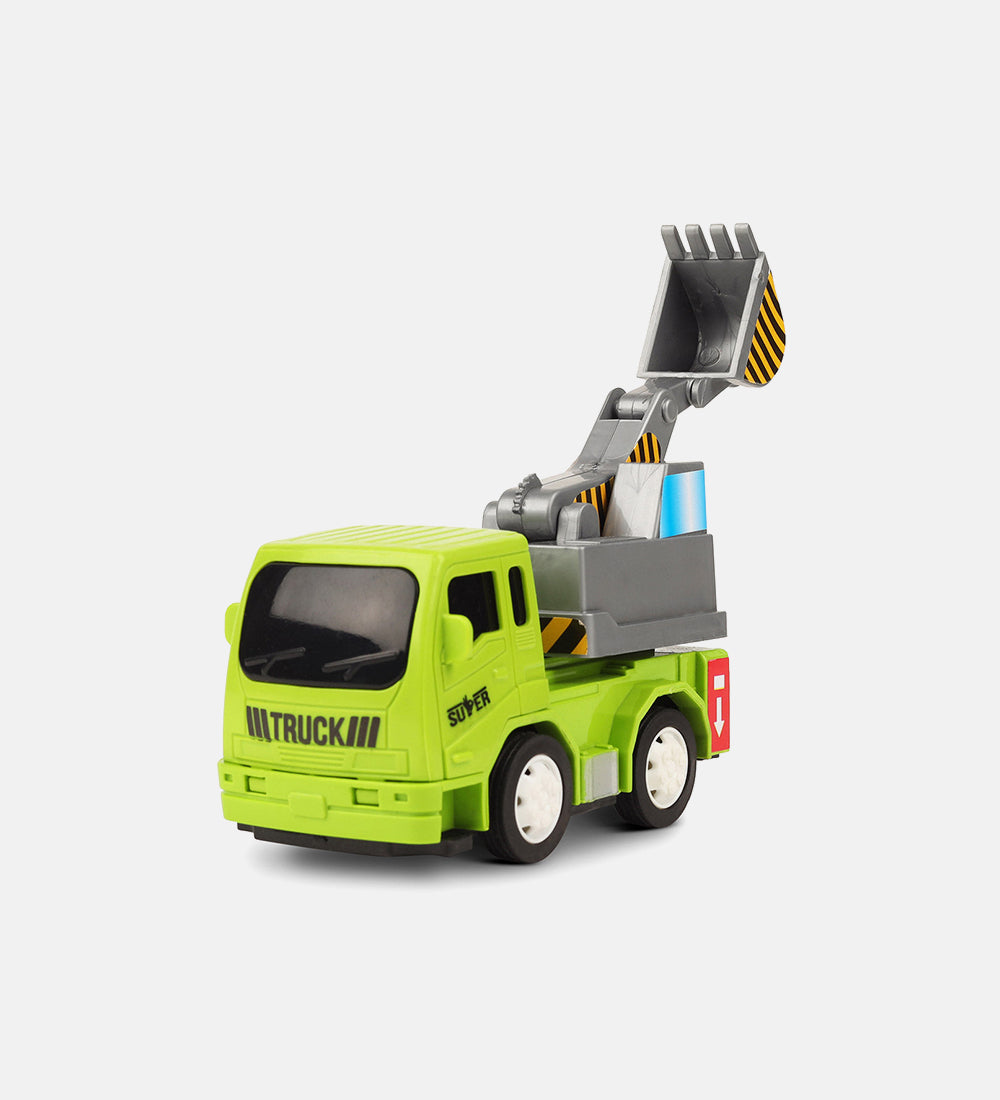 Friction construction toy