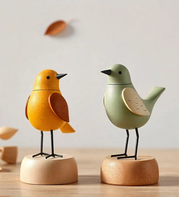 Home decor bird statue