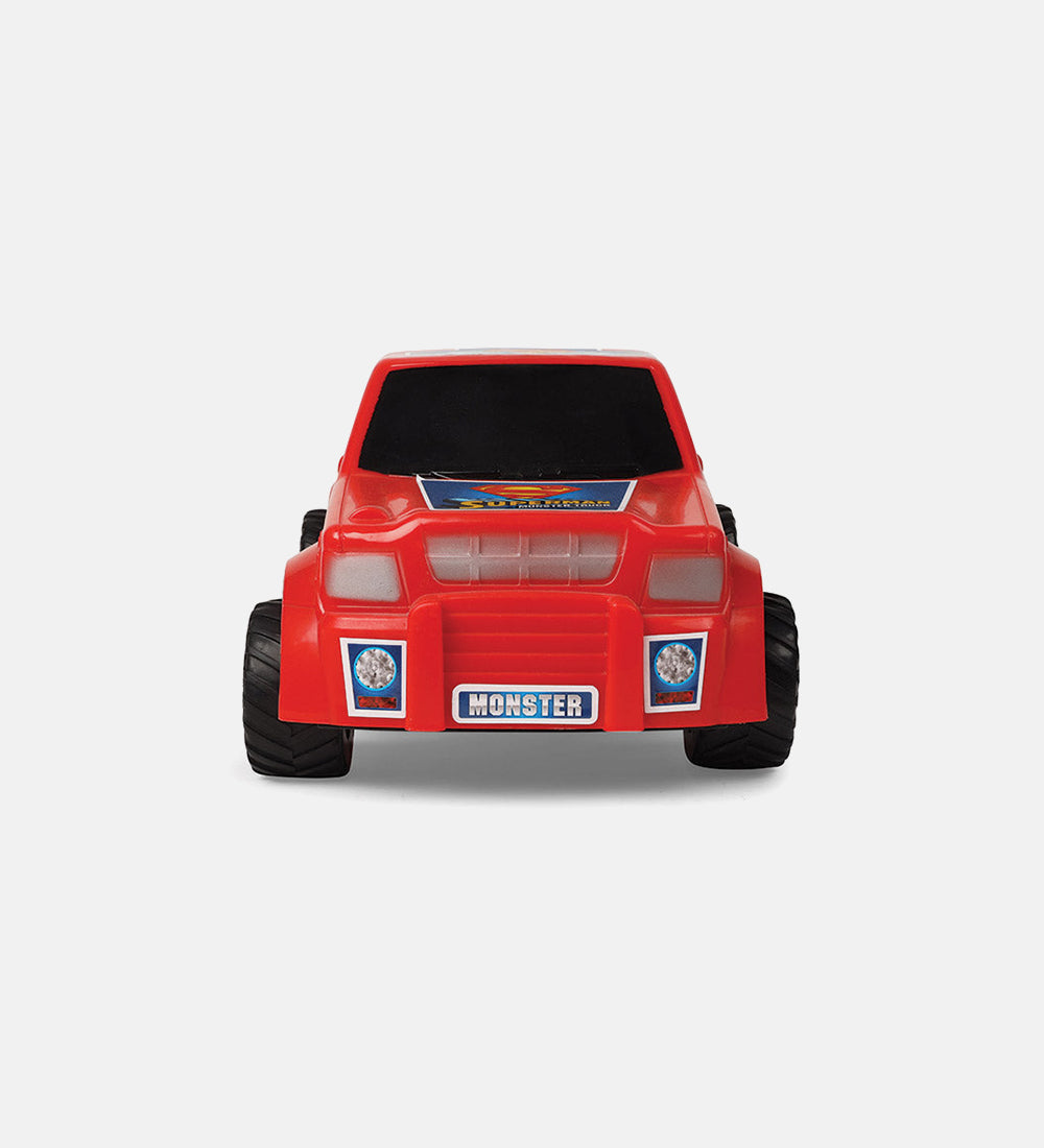 Red mini car