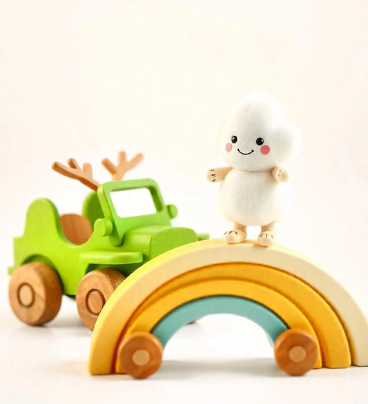 Kids wooden stacking toys