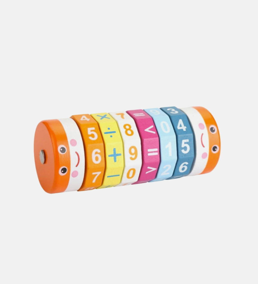 Numbers cylindrical toy