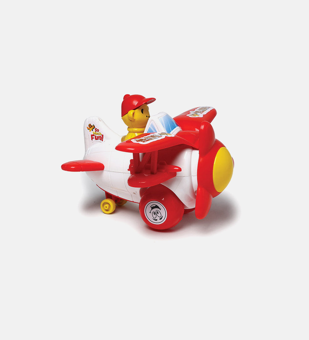 White plane shaped toy