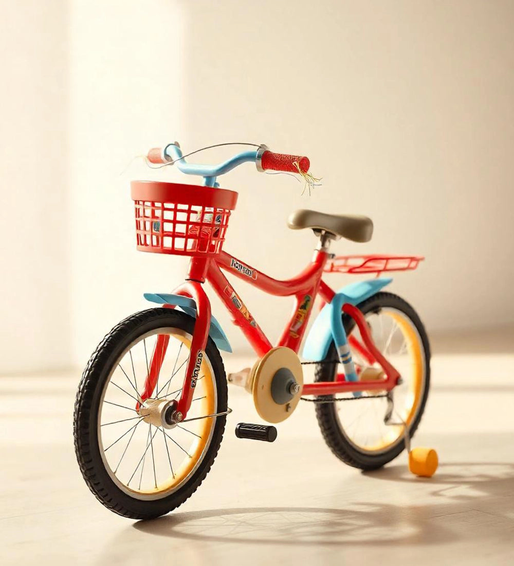 Child side wheel bicycle