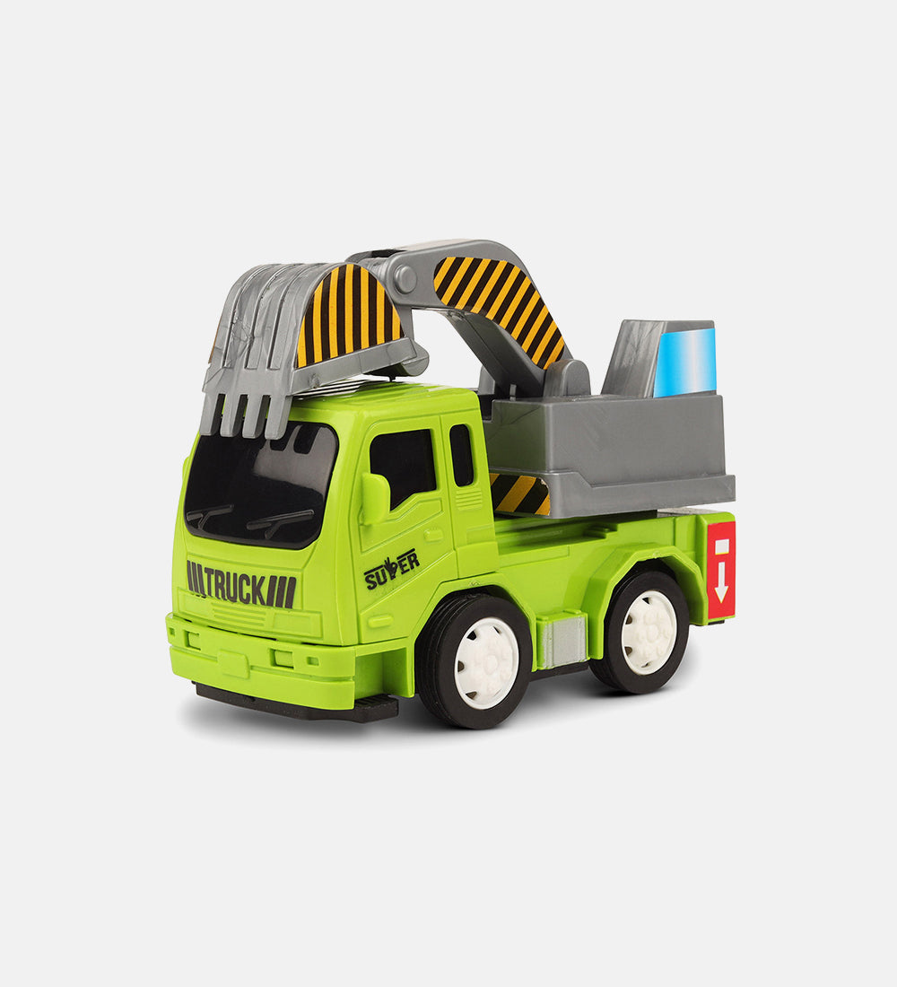 Friction construction toy