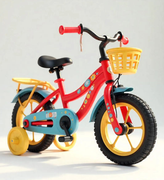 Child side wheel bicycle