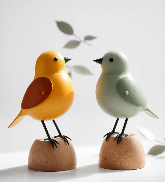 Home decor bird statue