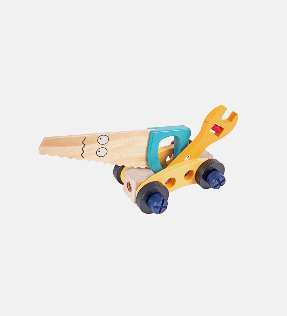 Wooden tool kit set