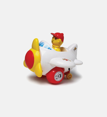 White plane shaped toy