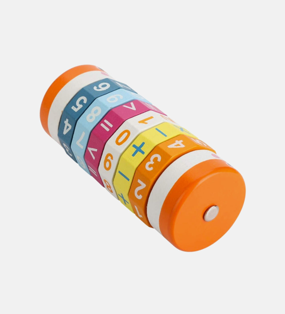 Numbers cylindrical toy