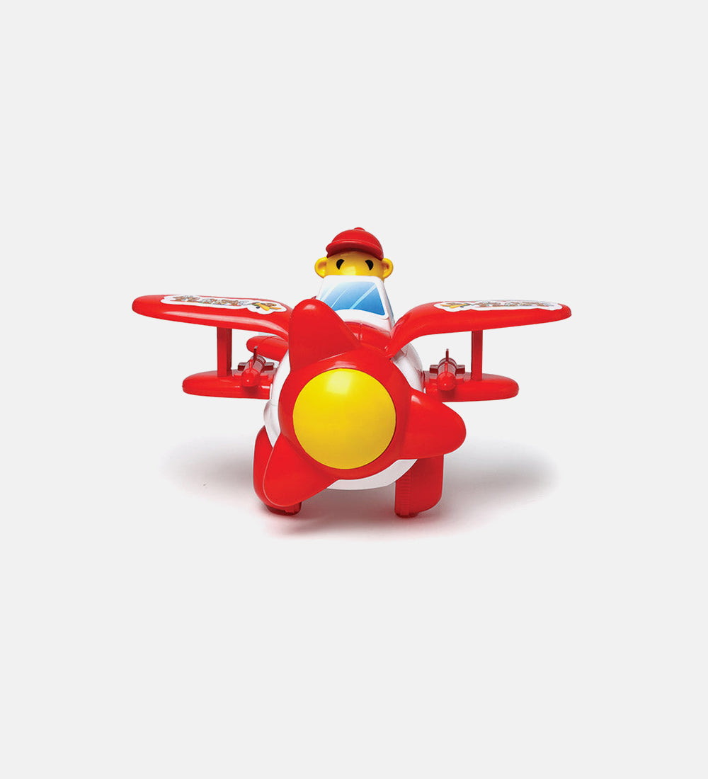 White plane shaped toy