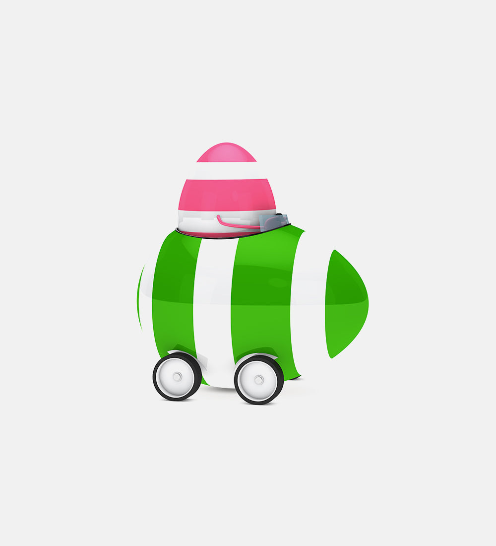 Easter egg figure with trailer