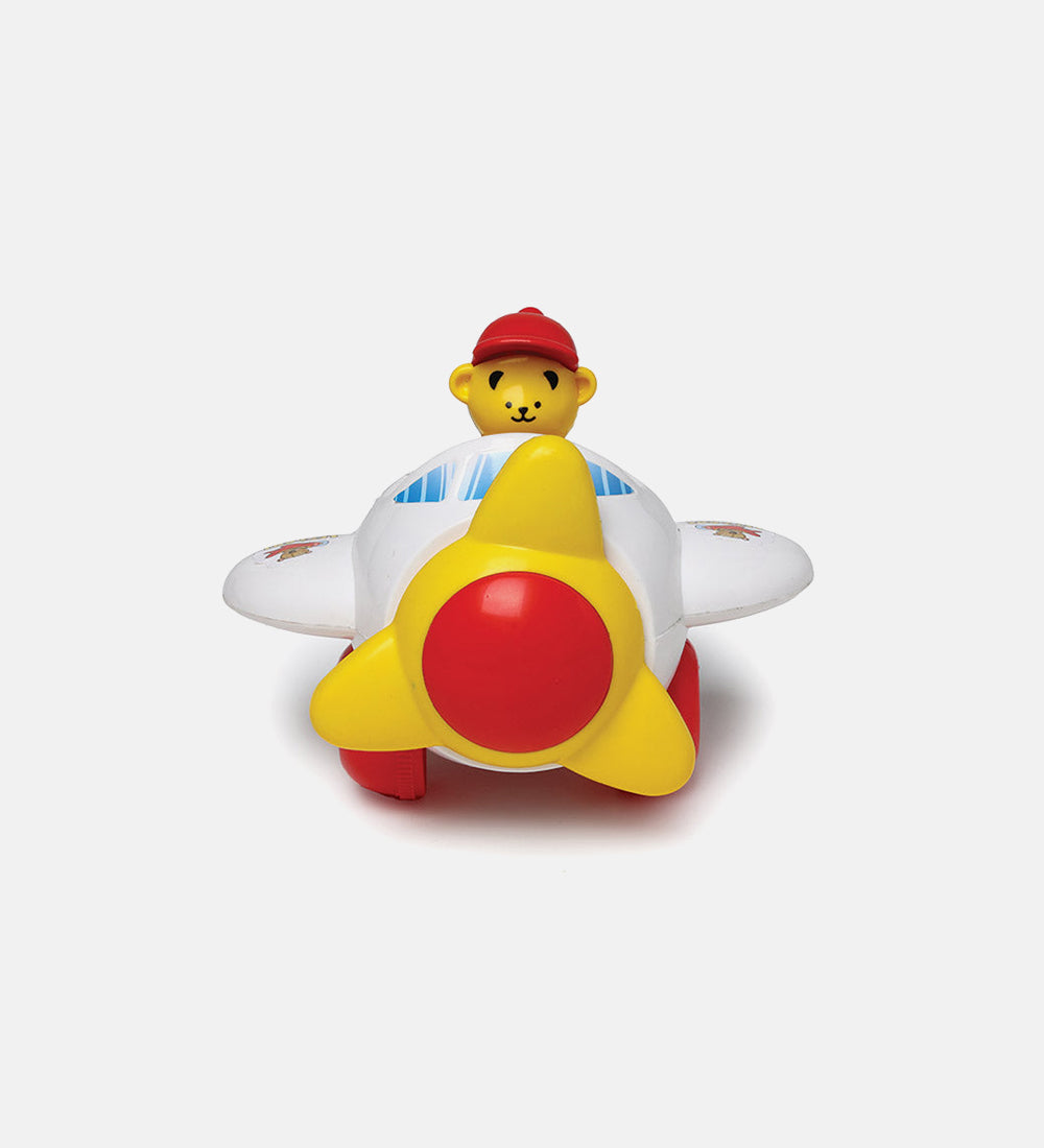 White plane shaped toy