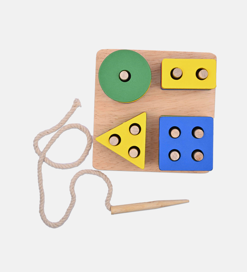Geometric sorting puzzle board