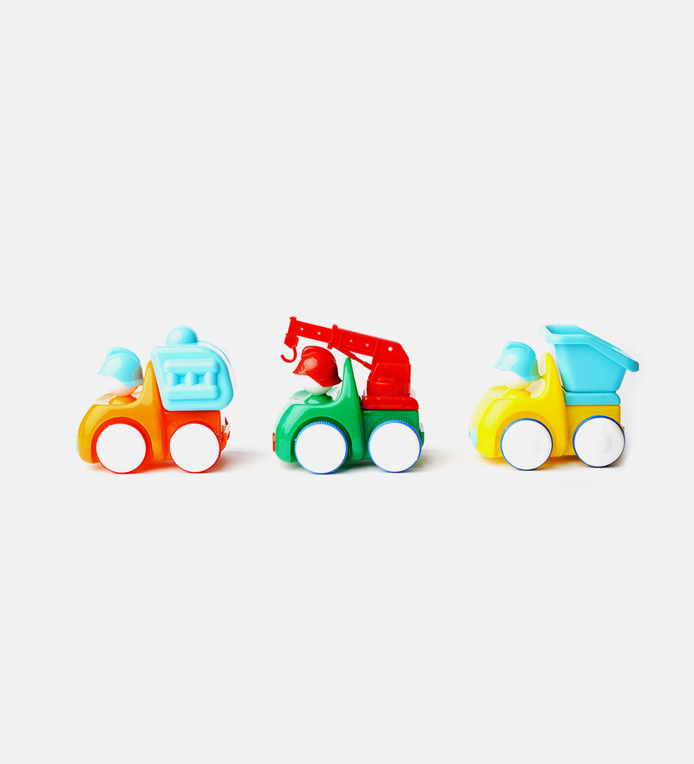 Construction push play truck