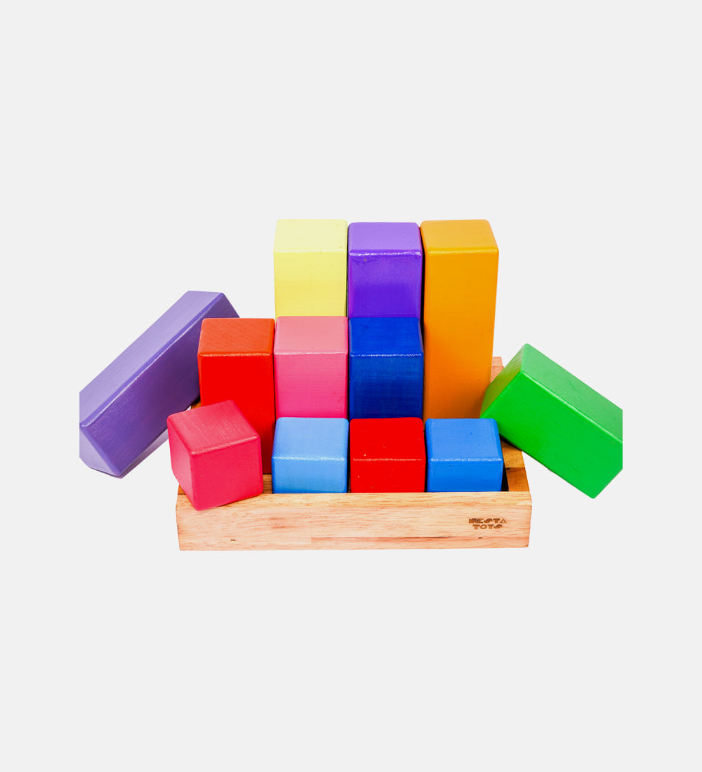 Rainbow math rod toy