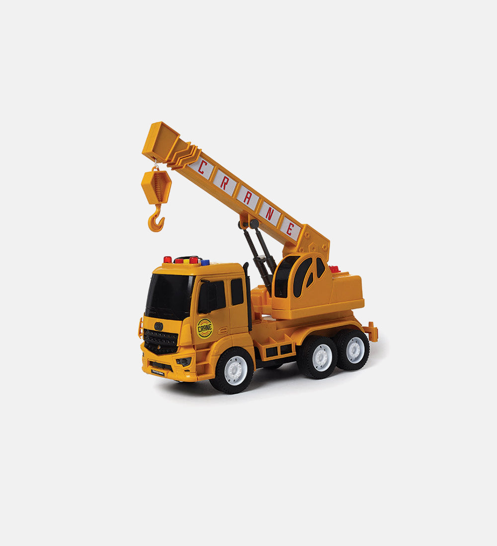 Friction construction toy