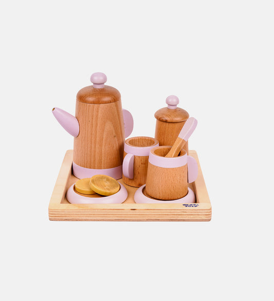 Wooden wonder tea set