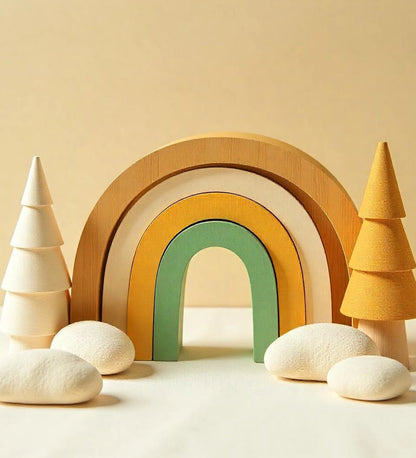 Wooden Rainbow Arch