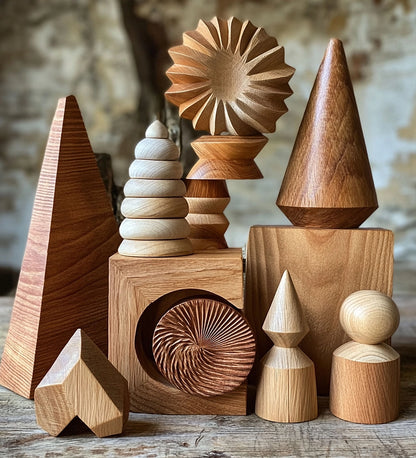 Wooden Geometric Toys
