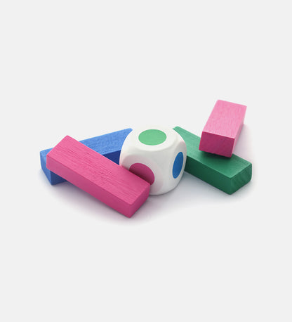 Colorful Plastic Square Blocks